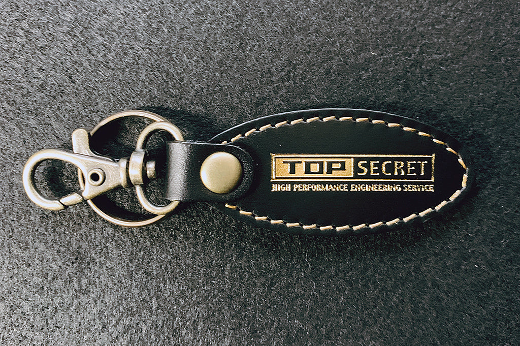 Top Secret Leather Key Ring