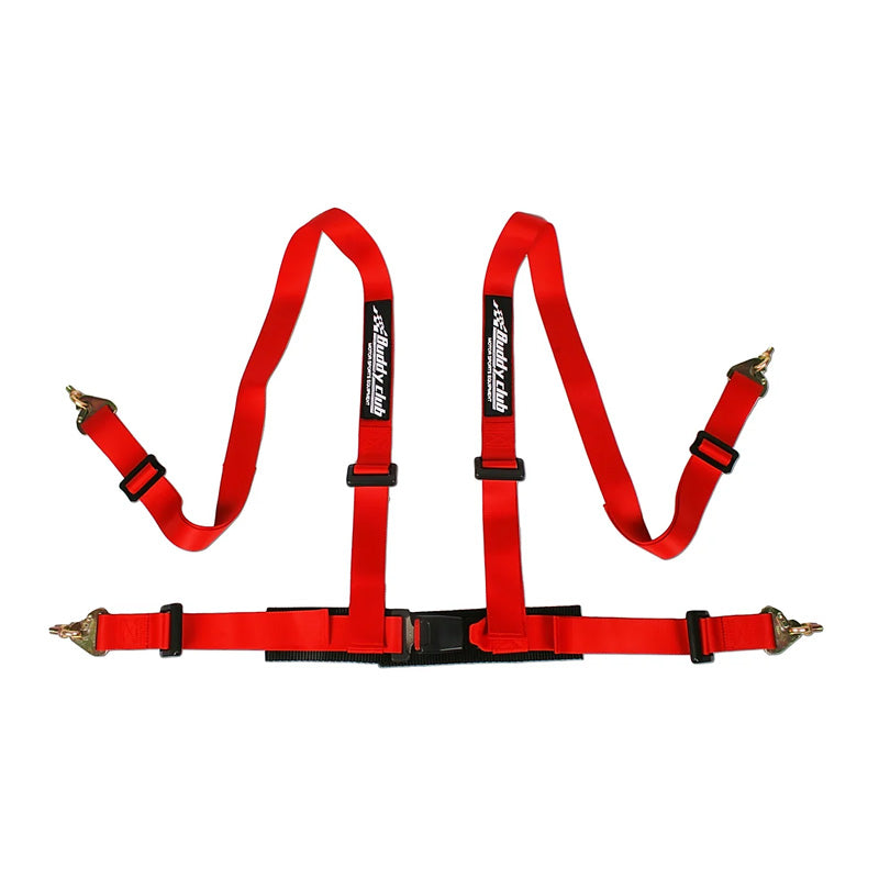 Buddy Club Racing 4 Point Spec Harness - Red