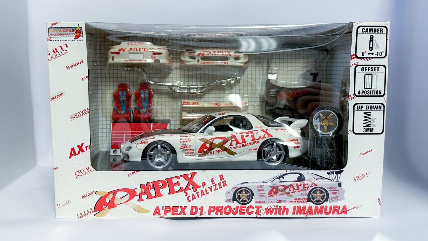 A'PEXi - RX-7 FD3S APEX D1GP Project - AUTO PRO SHOP 1/24 Scale Die Cast Metal