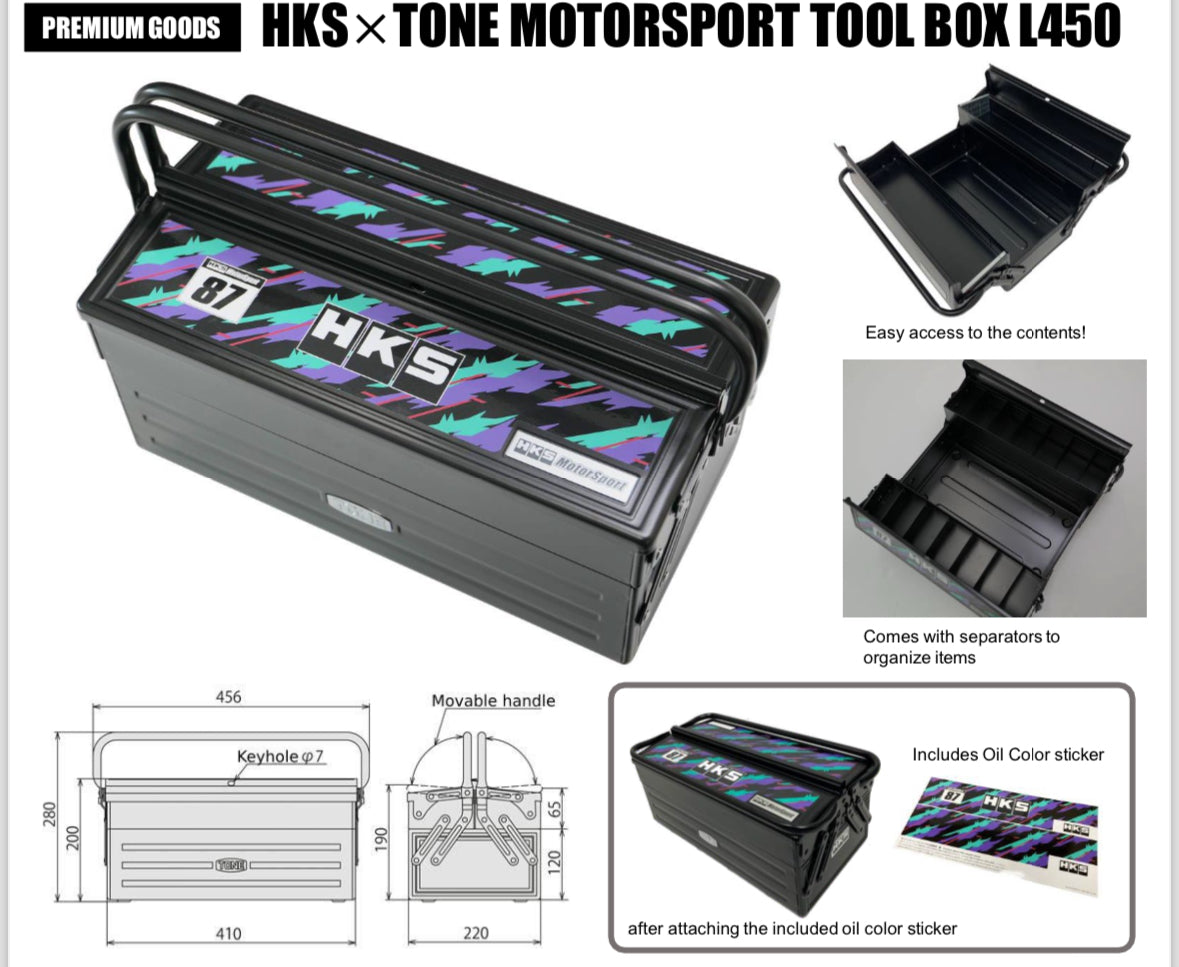 HKS X Tone Motorsport Tool Box L450