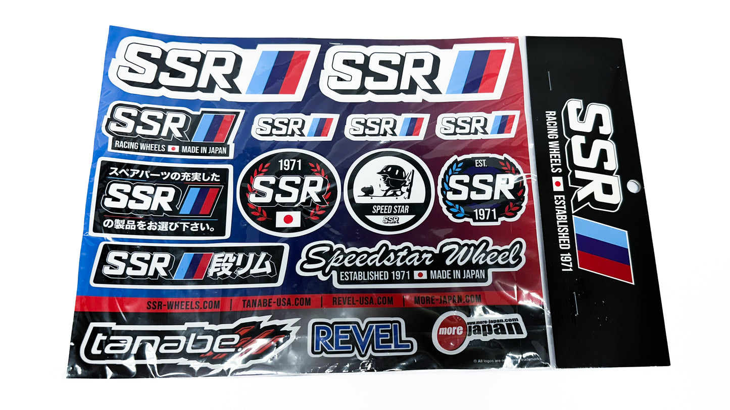 SSR Vinyl Sticker Sheet