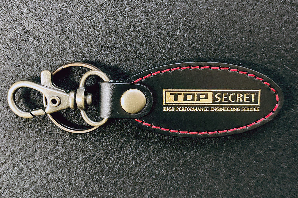 Top Secret Leather Key Ring