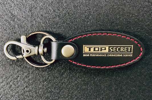 Top Secret Leather Key Ring