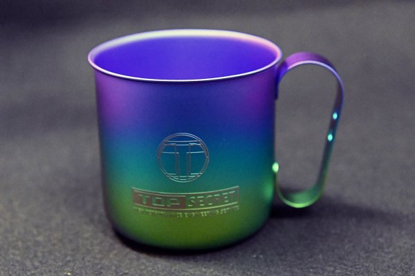 Top Secret Titanium Mug (Gold)