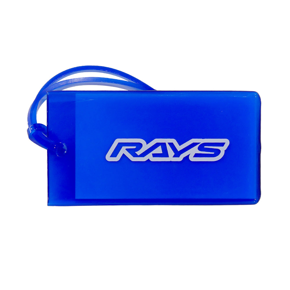 Rays Rubber Luggage Tag (Blue)