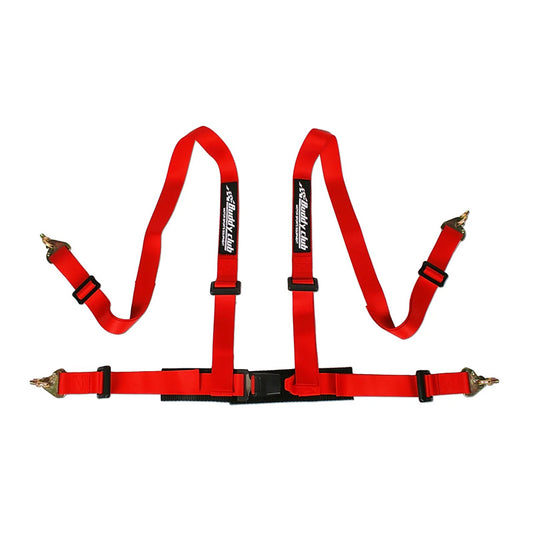 Buddy Club Racing 4 Point Spec Harness - Red