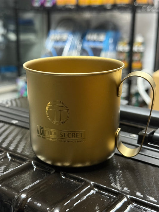 Top Secret Titanium Mug (Gold)