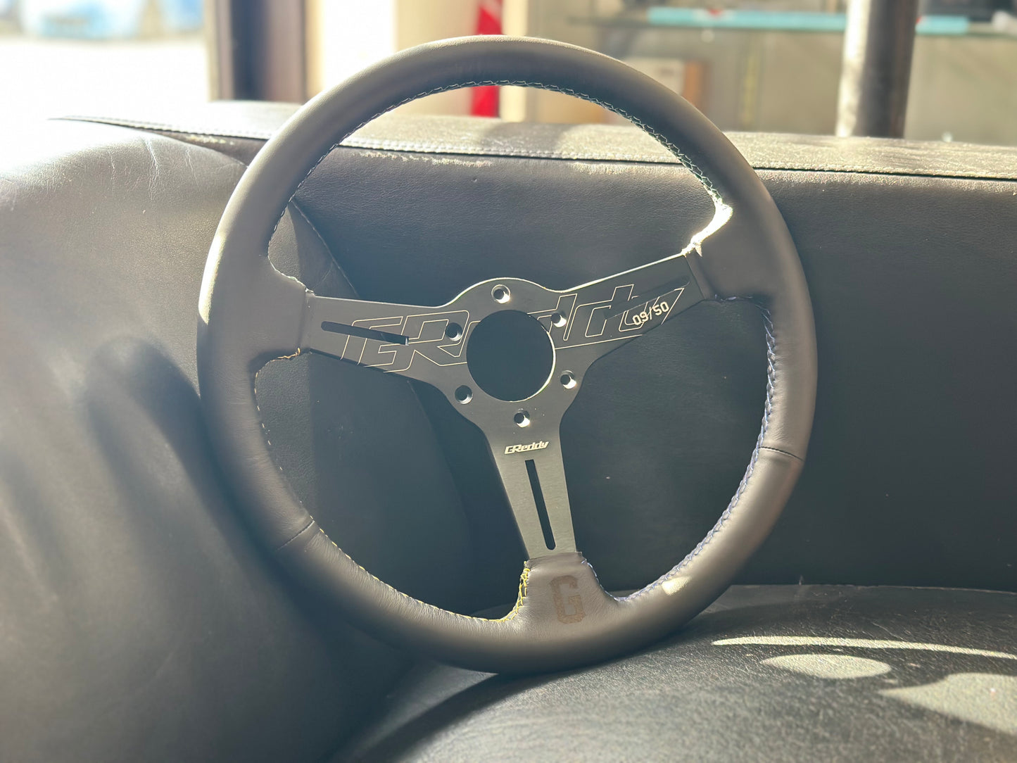 GReddy Performance Parts 340mm Steering Wheel