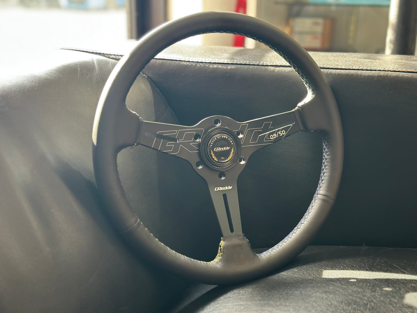 GReddy Performance Parts 340mm Steering Wheel