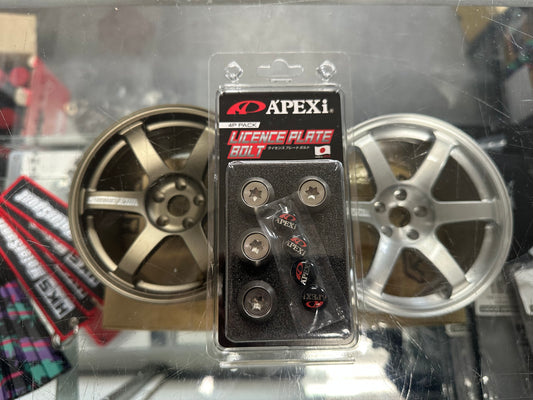 A'PEXi License Plate Bolts
