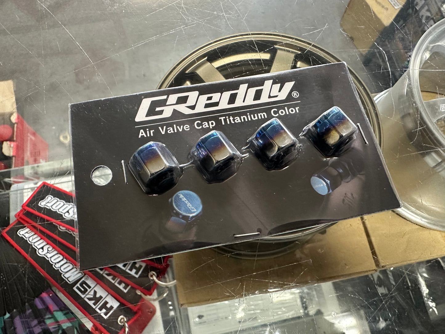 GReddy Air Valve Cap Titanium Color