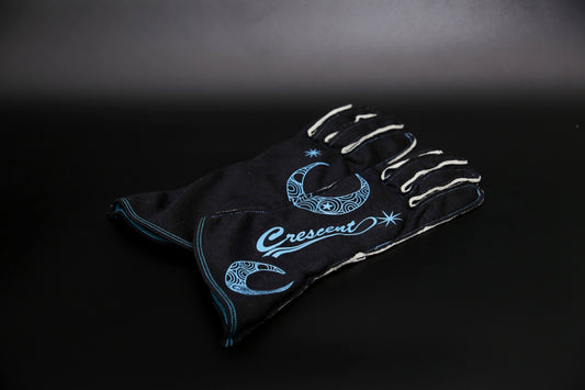 Crescent Garage FIA Official Certified Original Racing Gloves (Black x Blue) XS