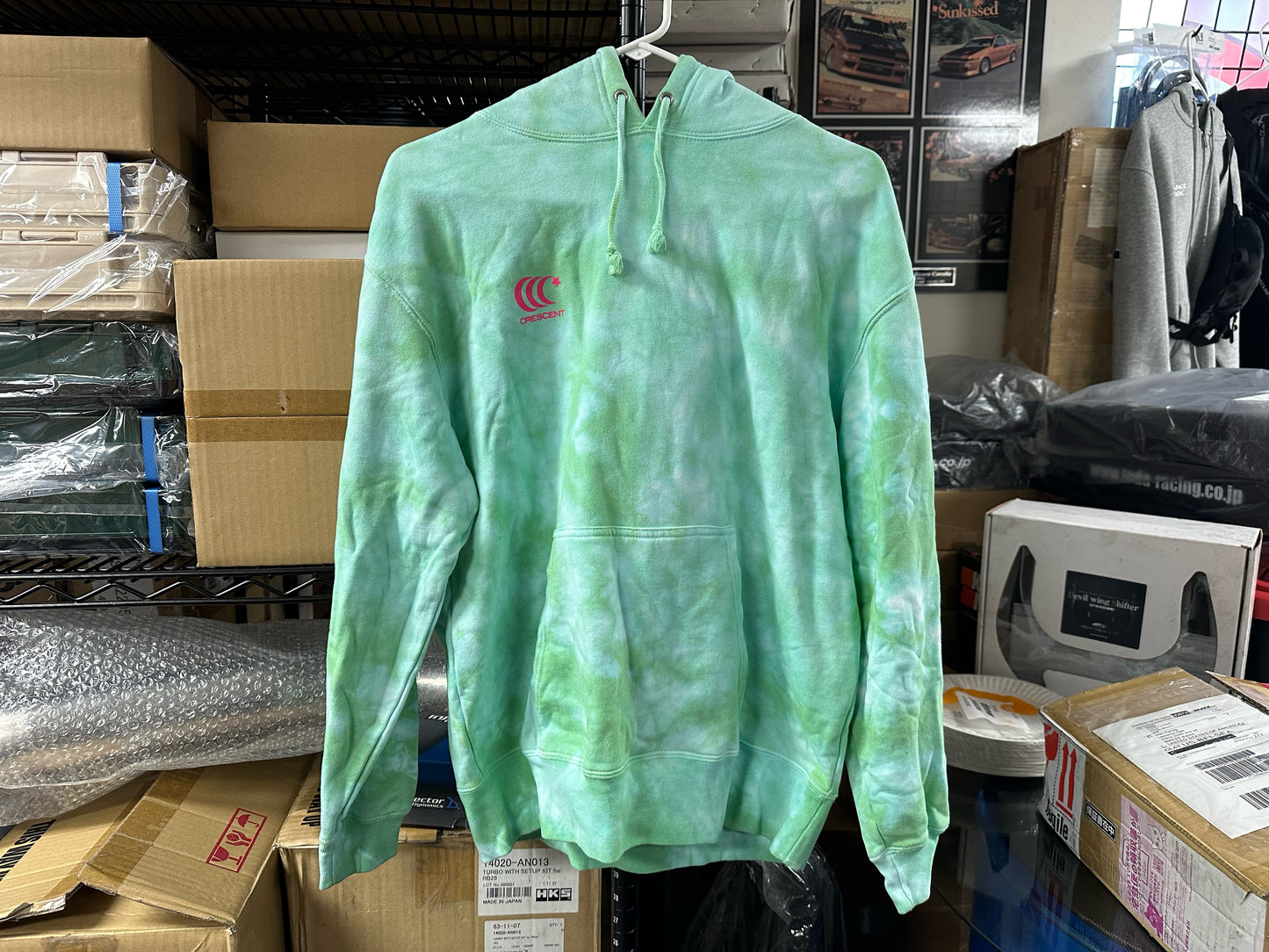 Crescent Garage Tie-Dye Hoodie