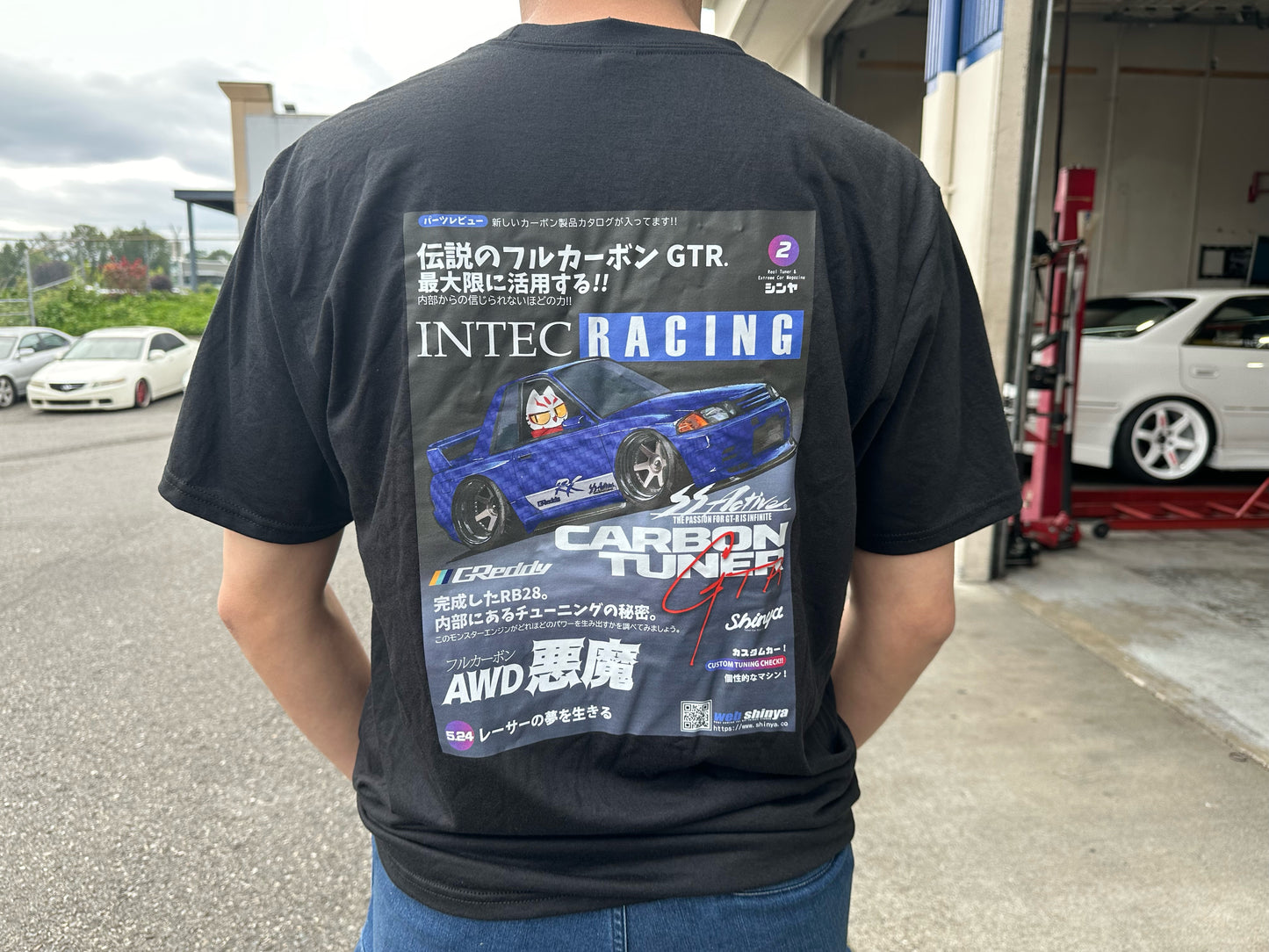 Intec Racing Garage Active Full Carbon R32 GT-R T Shirt