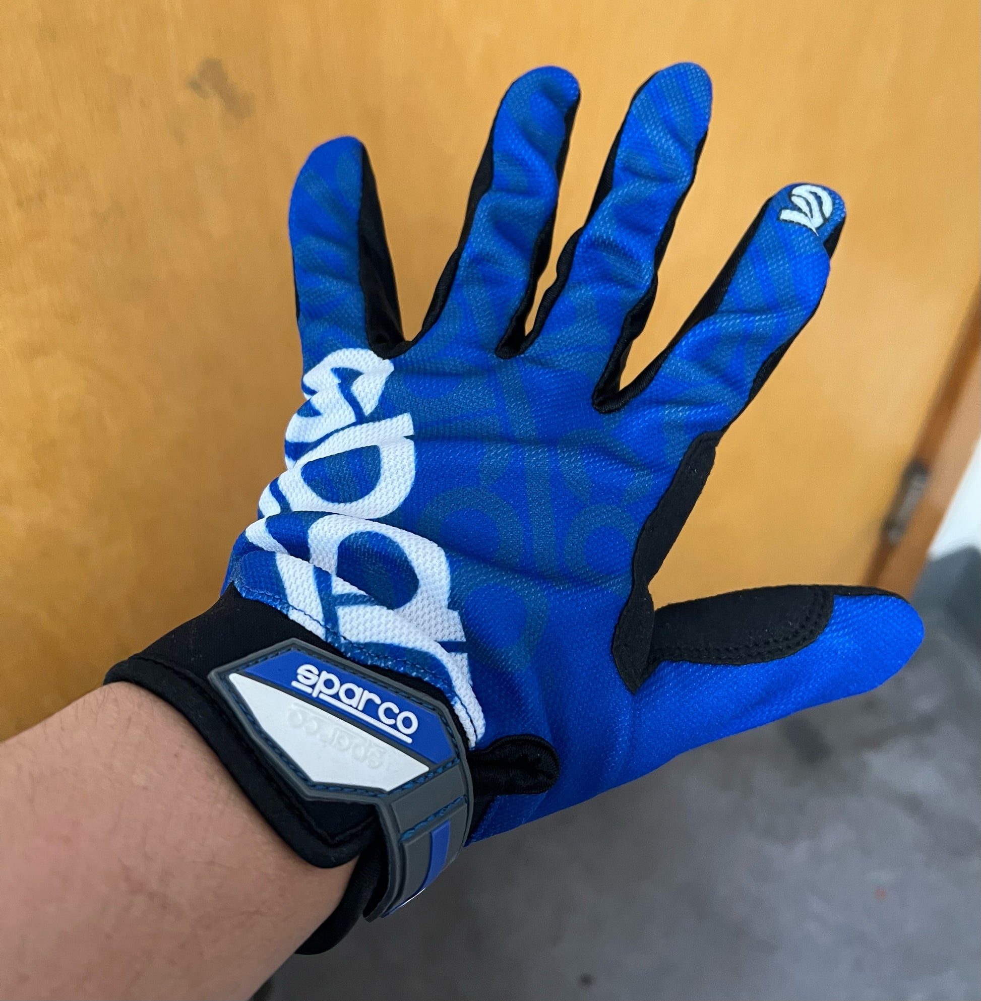 Sparco Glove Meca 3 Blue – International JDM