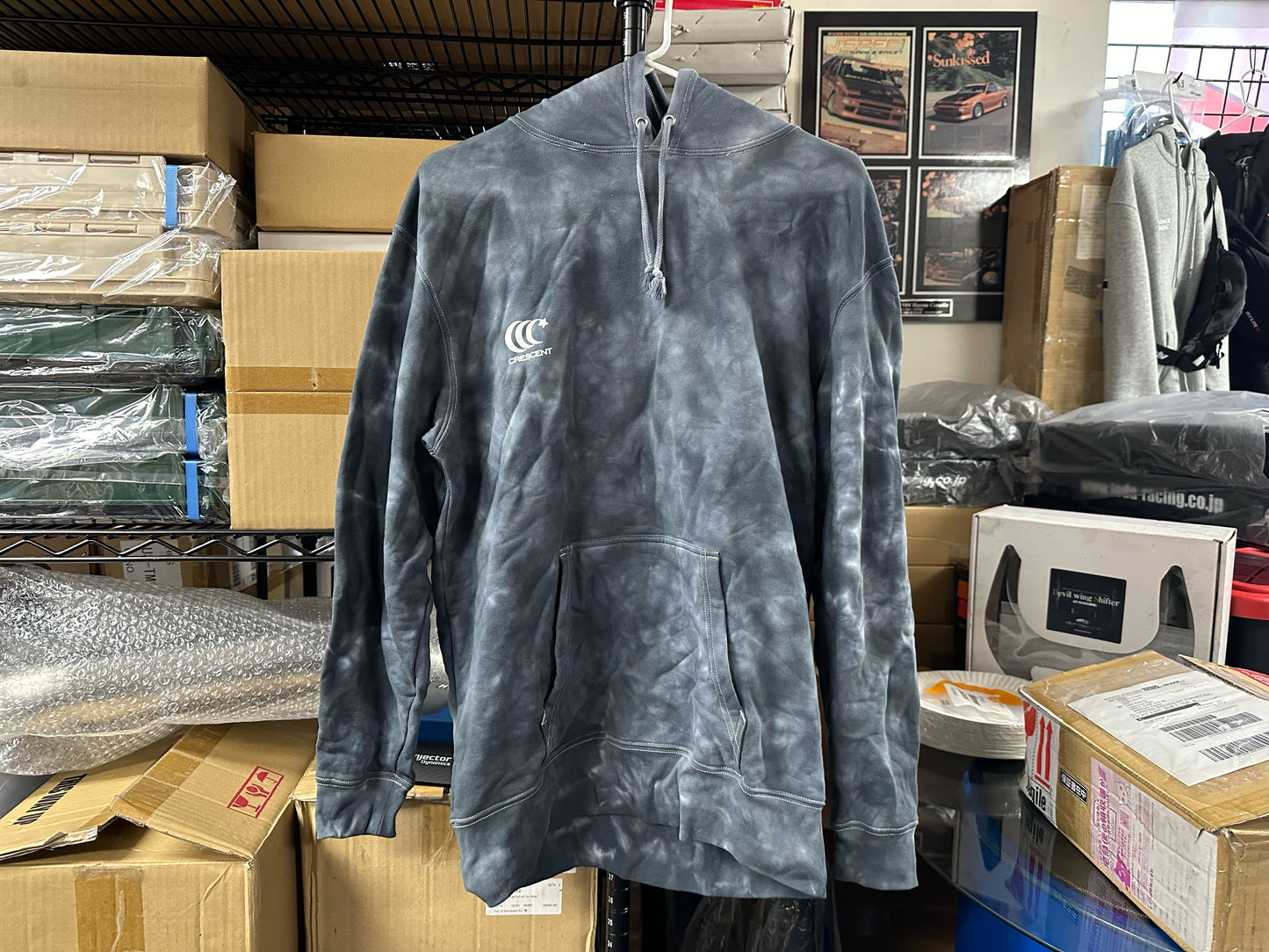 Crescent Garage Tie-Dye Hoodie