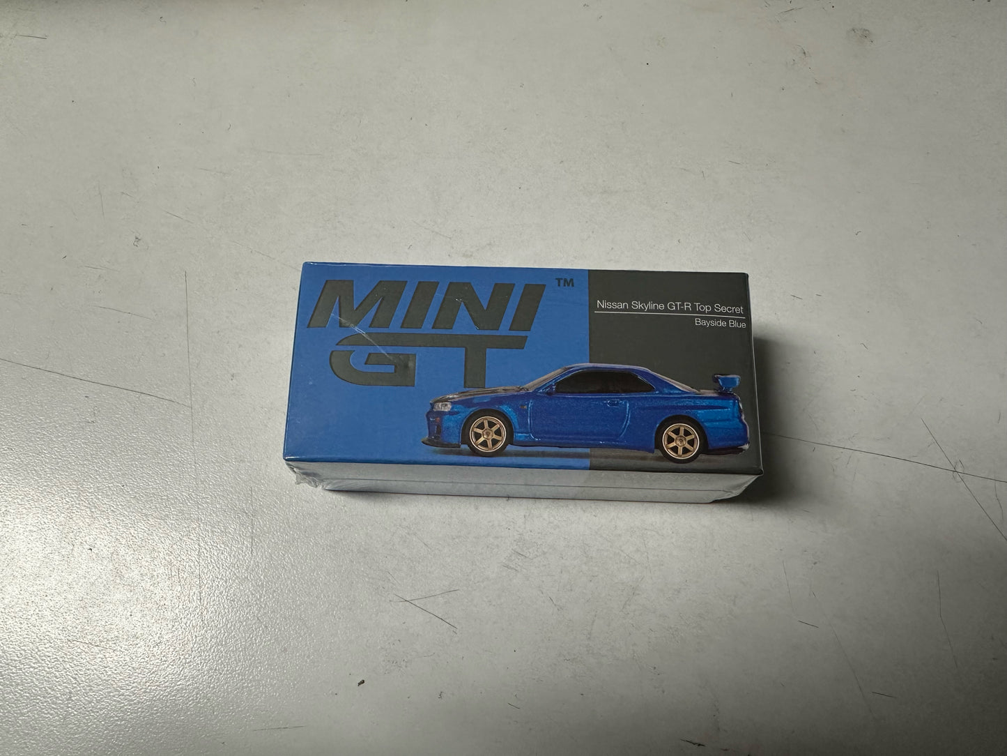 Top Secret Japan Die Cast R34 GT-R Bayside Blue