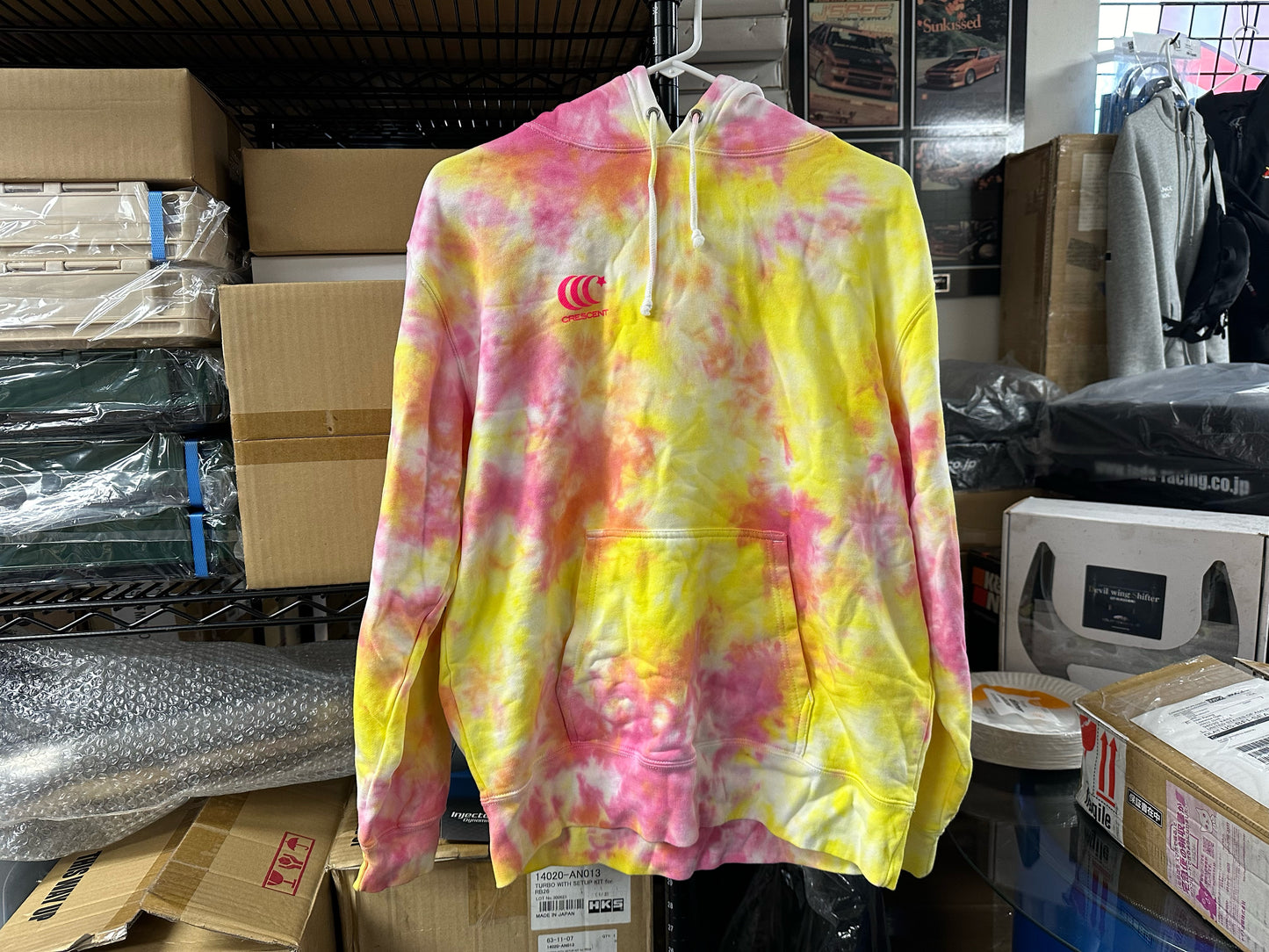 Crescent Garage Tie-Dye Hoodie