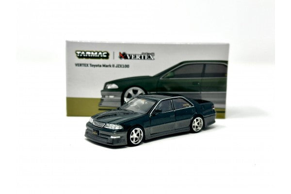 Tarmac Works x Vertex Toyota Mark II JZX100 (Green)