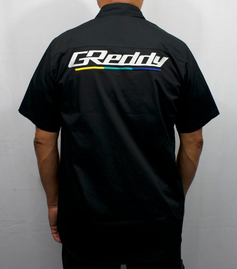 GReddy Mechanic’s Button-up Work Shirt 2.0 – Black Large