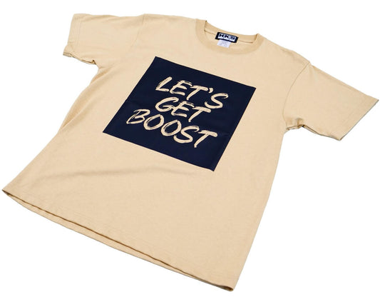 HKS Get Boost T Shirt Beige