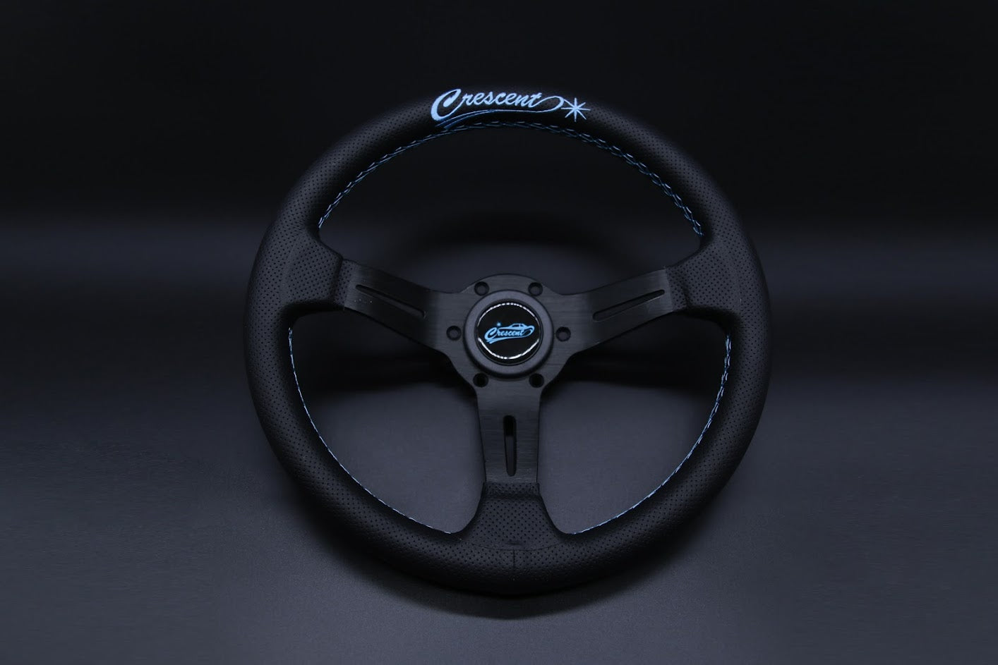 Crescent Garage Original Light Blue Steering Wheel